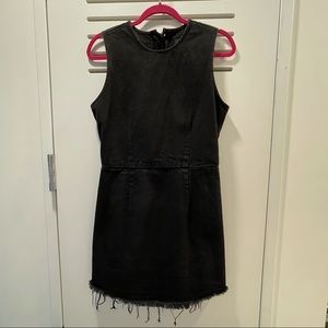 Alexander Wang Black Denim Dress